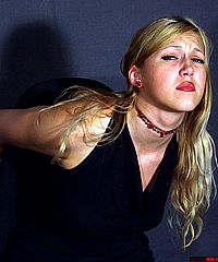 Shy Blonde Bondage Babes Restrained