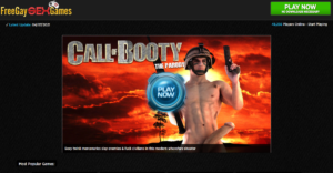 Call of booty - gay sex games